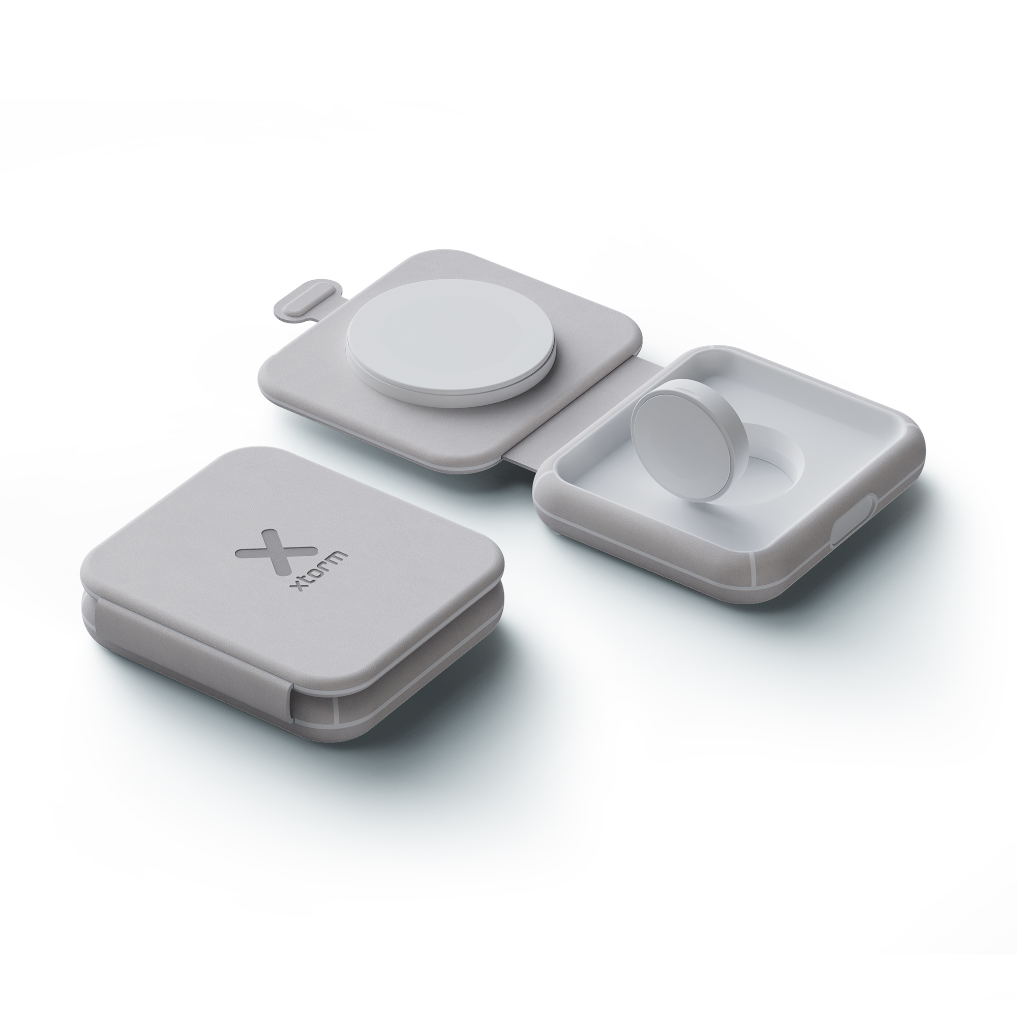Xtorm Chargeur de voyage sans fil pliable 2en1 magsafe