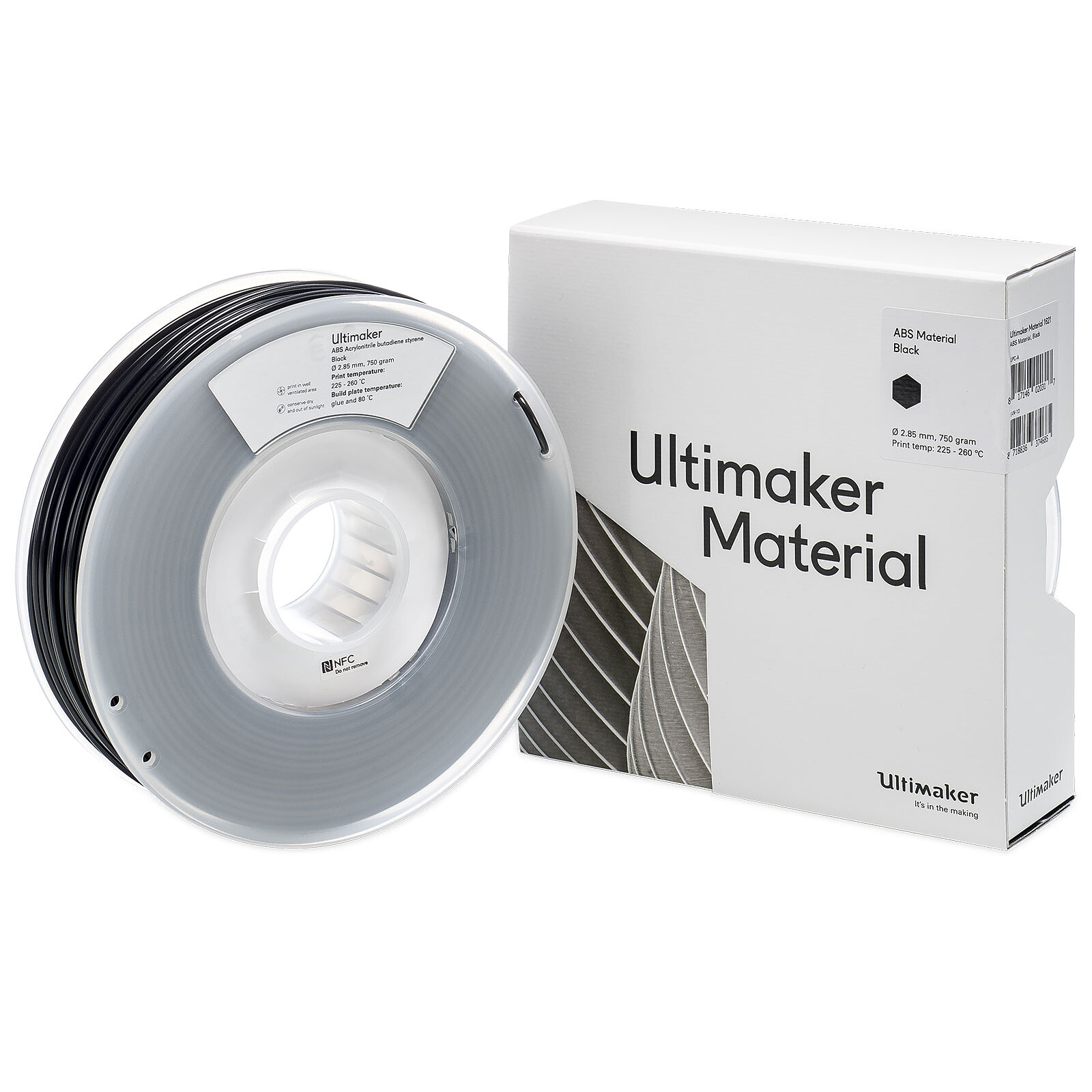 ULTIMAKER ABS Noir 750g
