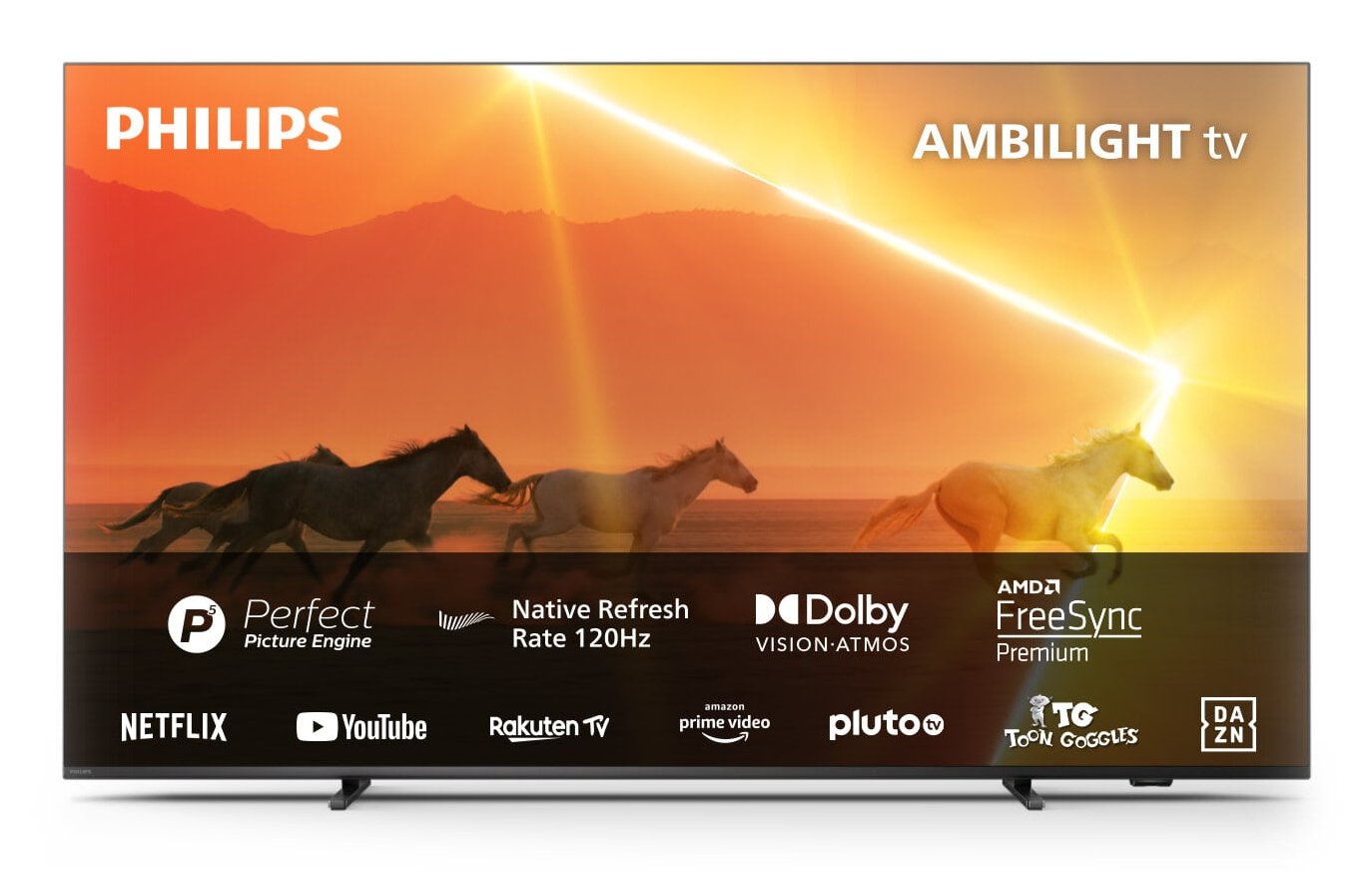 PHILIPS Téléviseur Ambilight 139 cm (55') Son Dolby Atmos, Processeur d'images