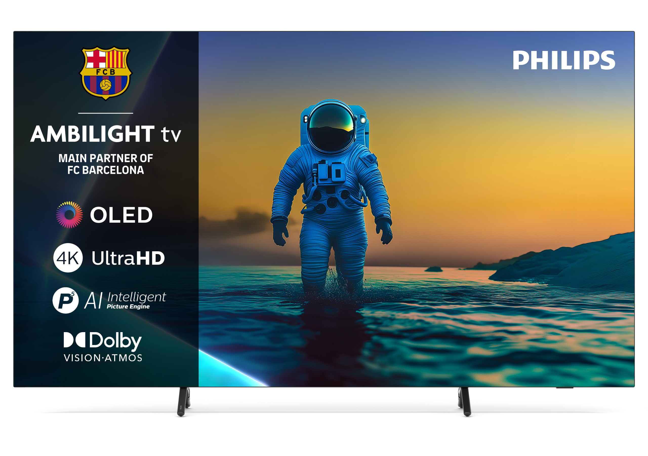 PHILIPS Ambilight 77OLED810 194 cm 4K UHD 2025