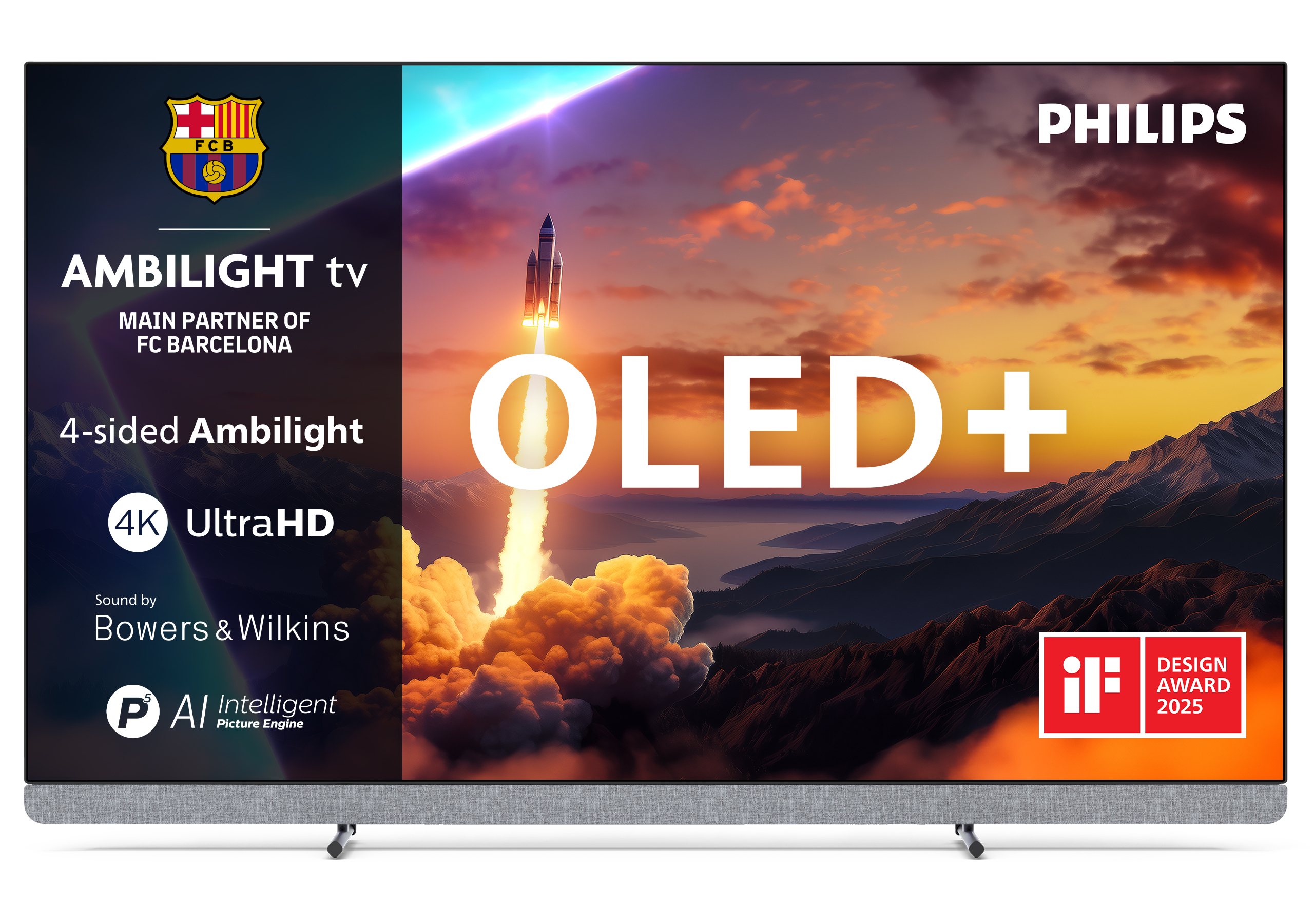 PHILIPS Ambilight 55OLED910 139 cm 4K UHD 2025