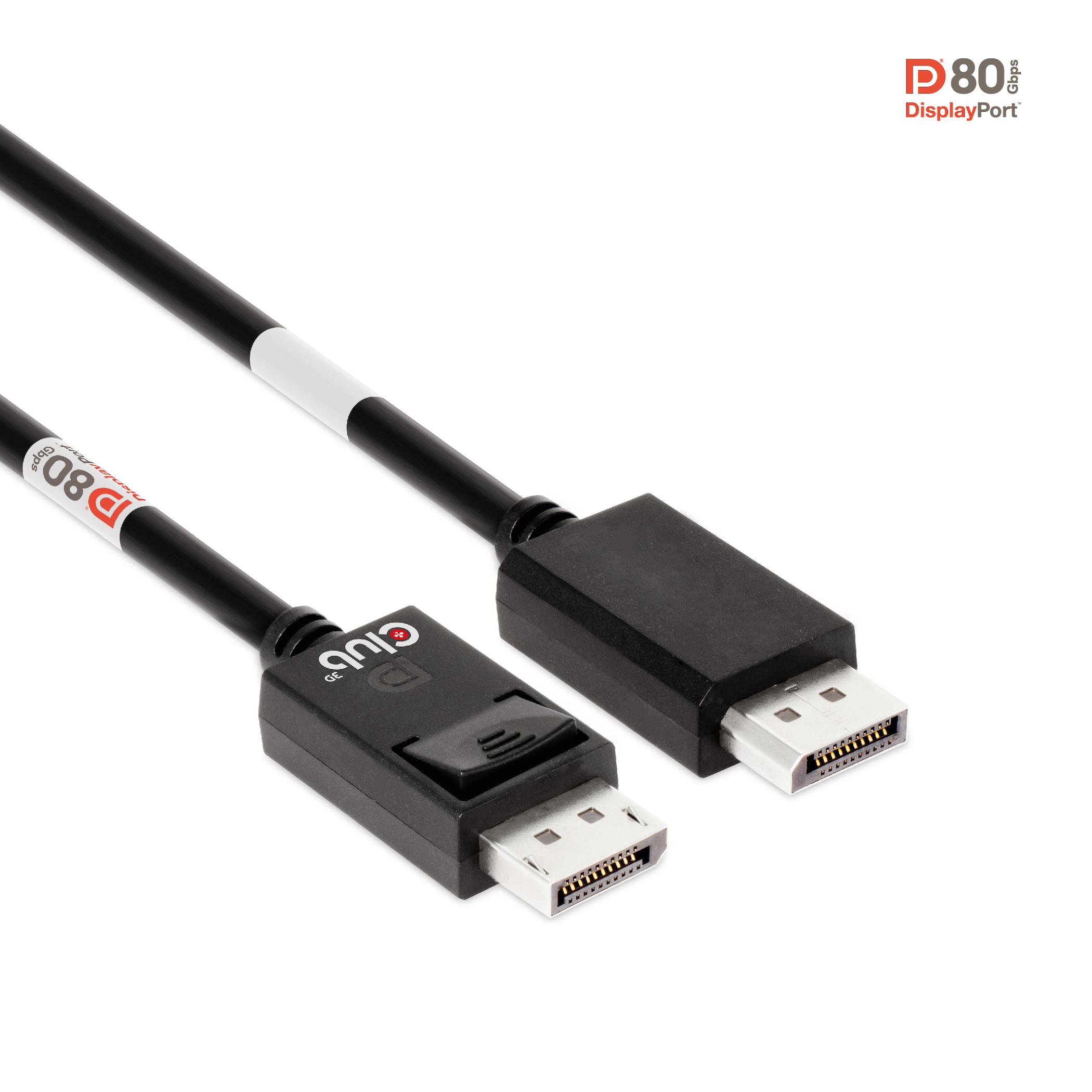 CLUB 3D Club3D DP-Kabel 2.1 DP80 zertifiziert   1,2m 10K/8K/4K St/St retail