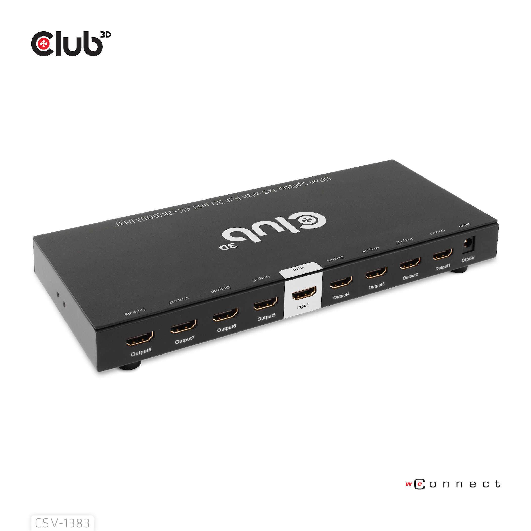 CLUB 3D Club3D HDMI Splitter 1 Eingang -> 8 Ausgänge 4K60Hz UHD retail