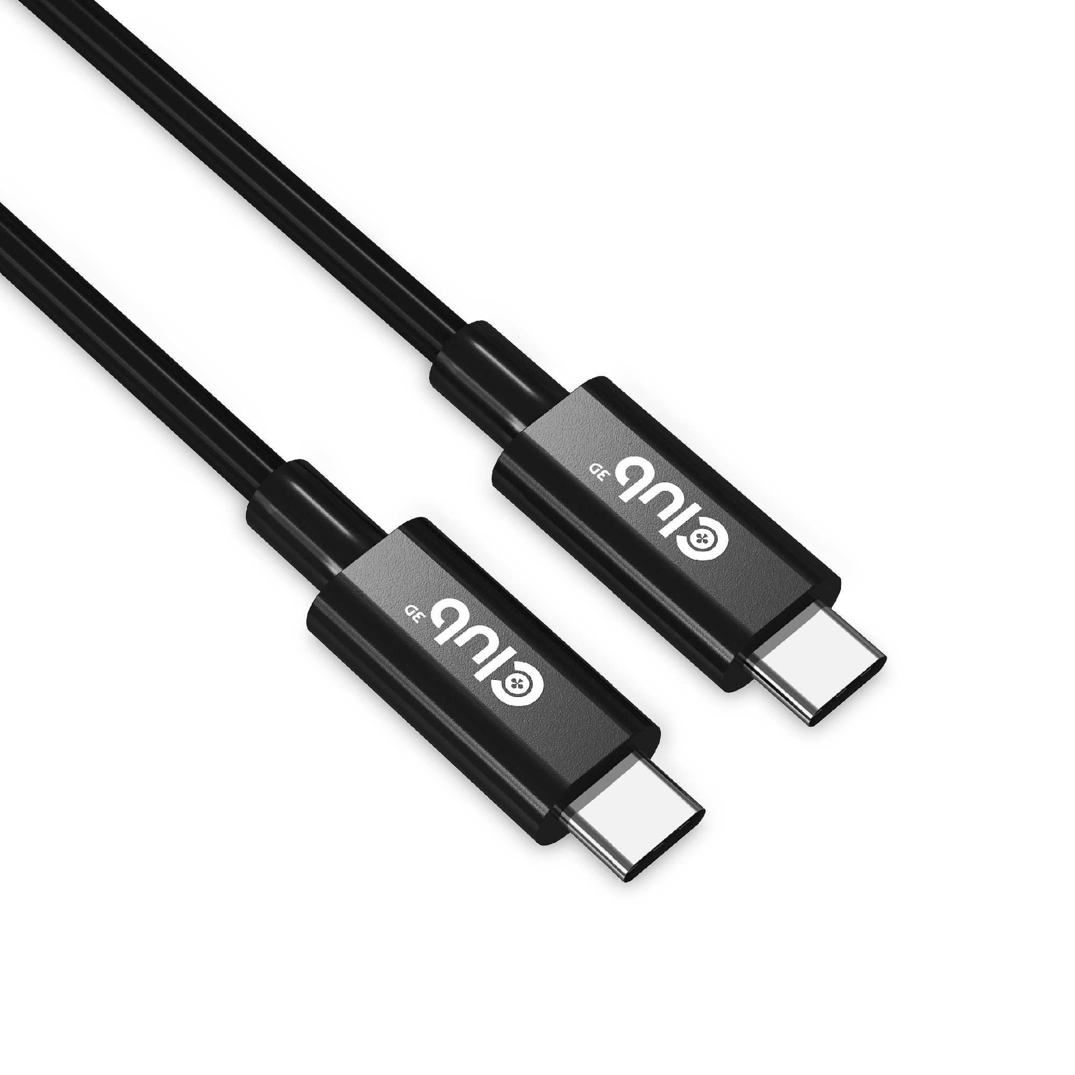 CLUB 3D Club 3D USB4 Gen3x2 Type-C Bi-Direktionale Kabel 8K60Hz oder 4K120Hz, Data 40Gbps, PD 240W(48V/5A) EPR St/St 3m