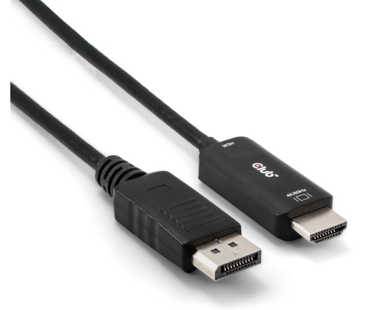 CLUB 3D Club3D Kabel DisplayPort 1.4 > HDMI HDR 4K60Hz aktiv 2m retail
