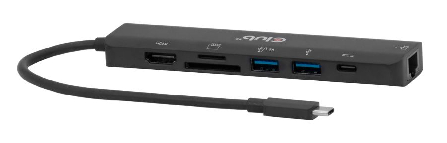 CLUB 3D Club3D USB-C 7in1-HUB >HDMI/2xUSB/USB-C/LAN 4K60Hz PD100W retail