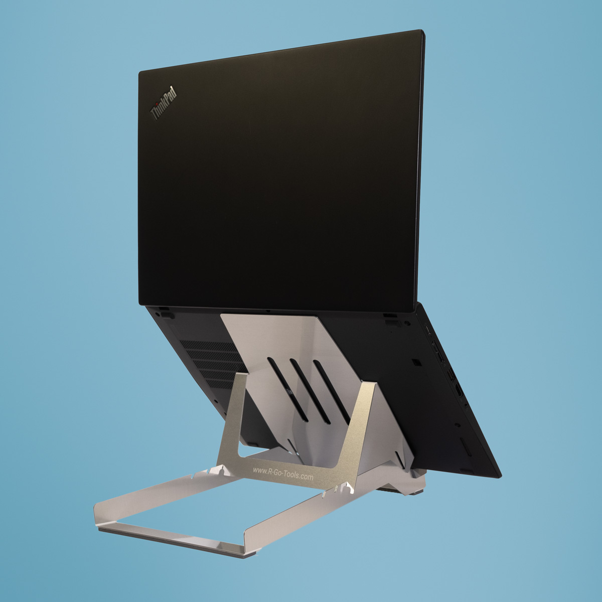 R-Go R-GO TOOLS Support pour PC portable Riser Basic, argent