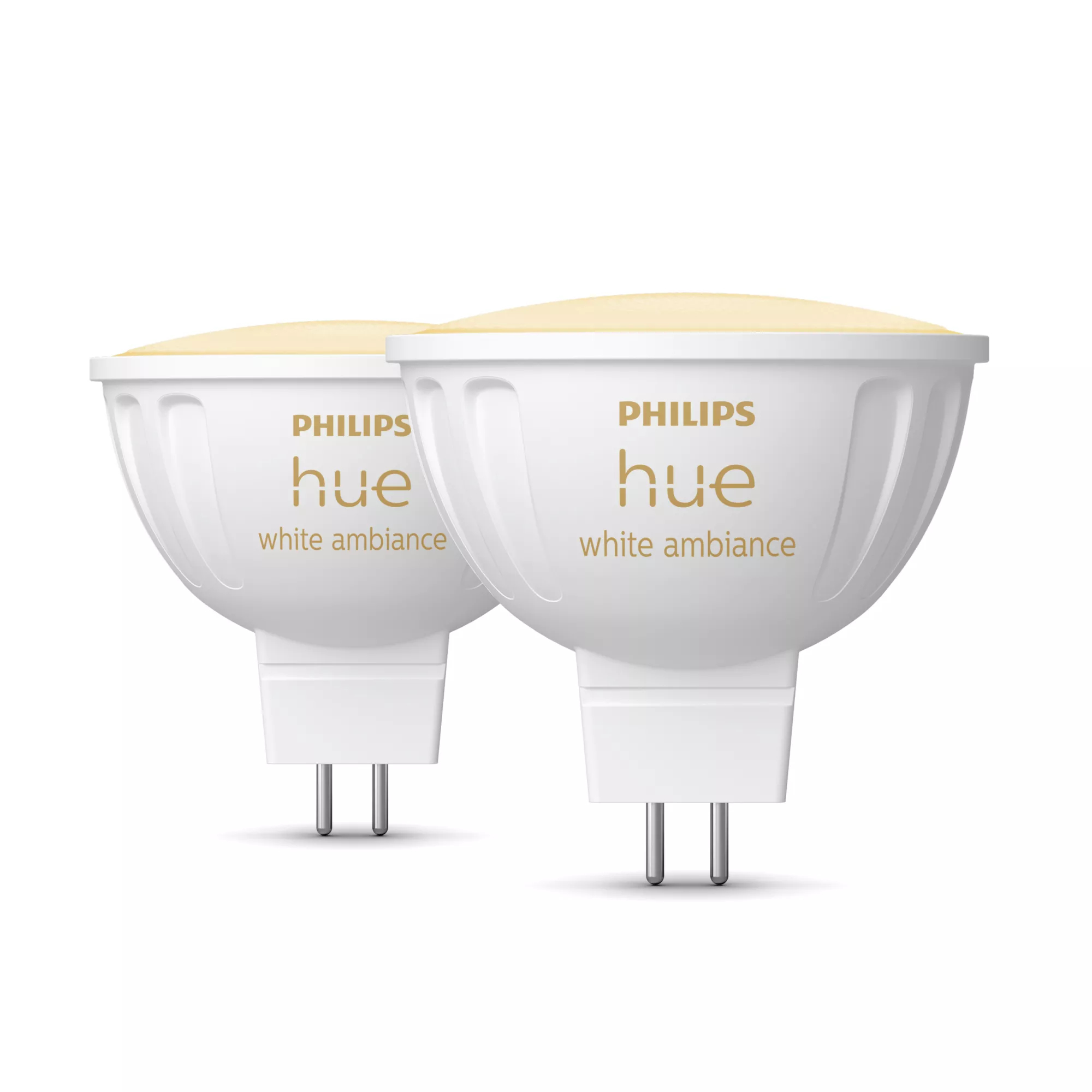 Philips Hue White Ambiance MR16 Smarter Spot Doppelpack 400 lm