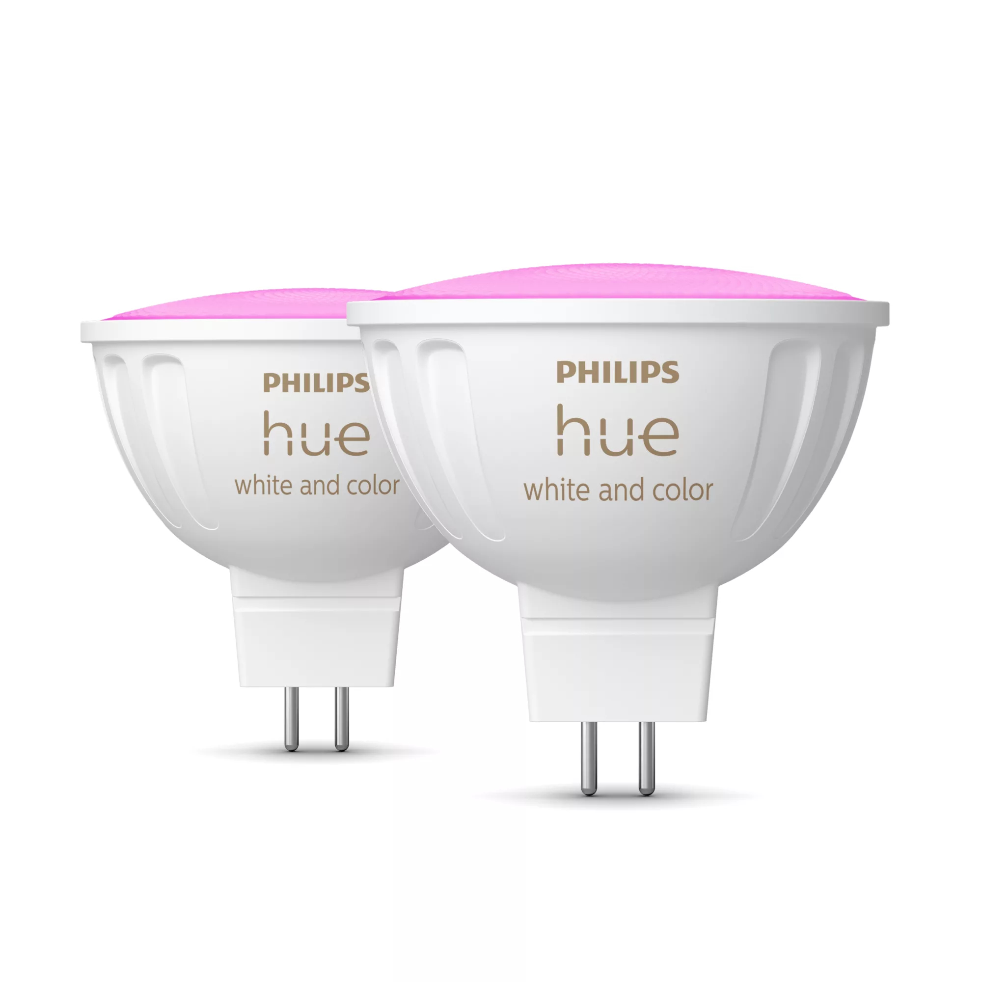 Philips Hue White & Color Ambiance MR16 Smarter Spot 400 lm Doppelpack