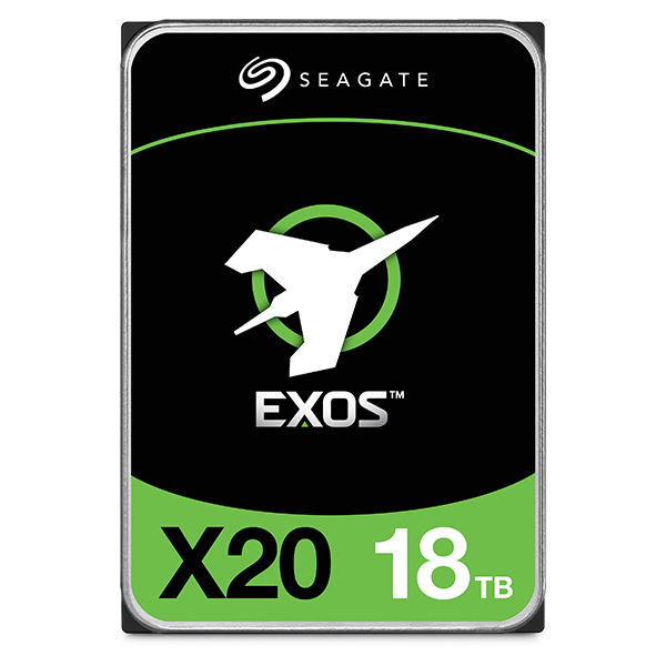 Seagate Exos X20 18To HDD SAS 12Gb/s 7200RPM 256Mo cache 3.5p 24x7 512e/4KN SED