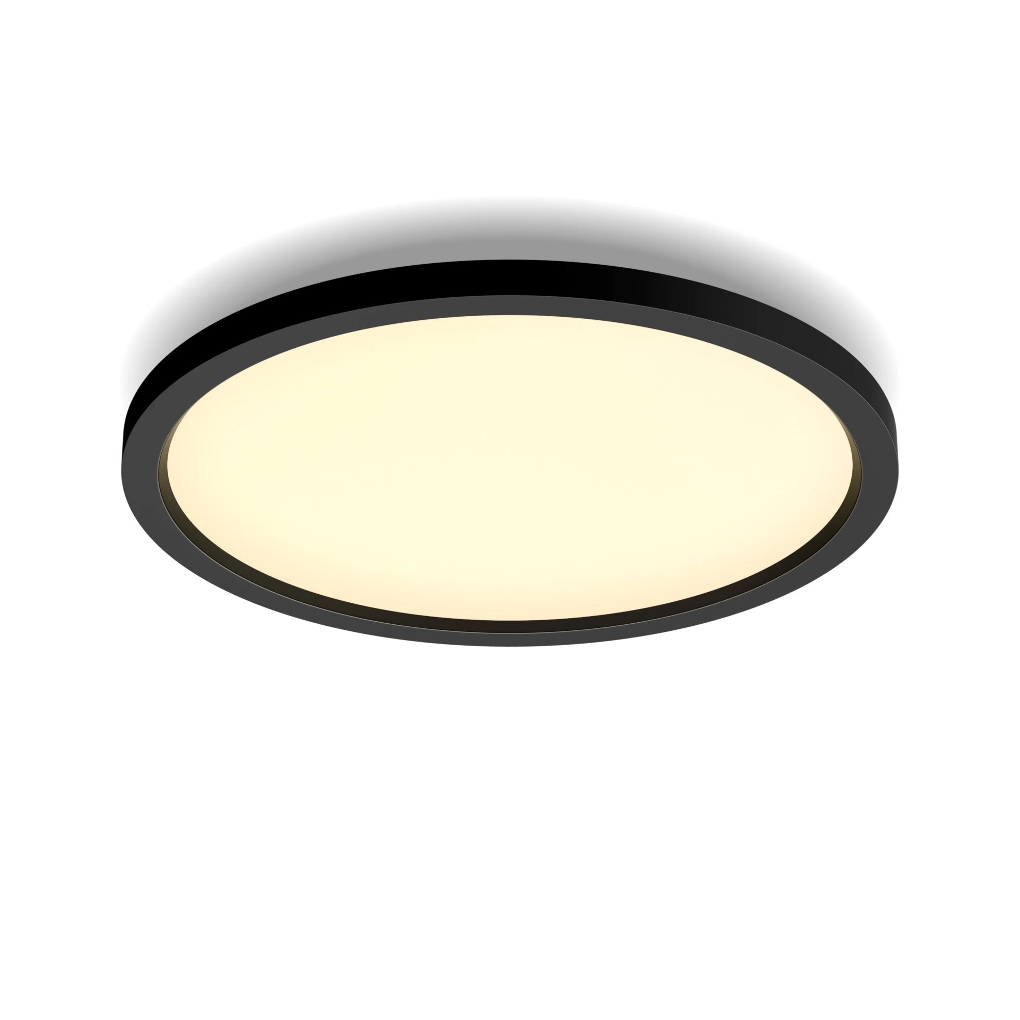 Philips Hue White Amb Aurelle Panelleuchte rund Schw inkl DS