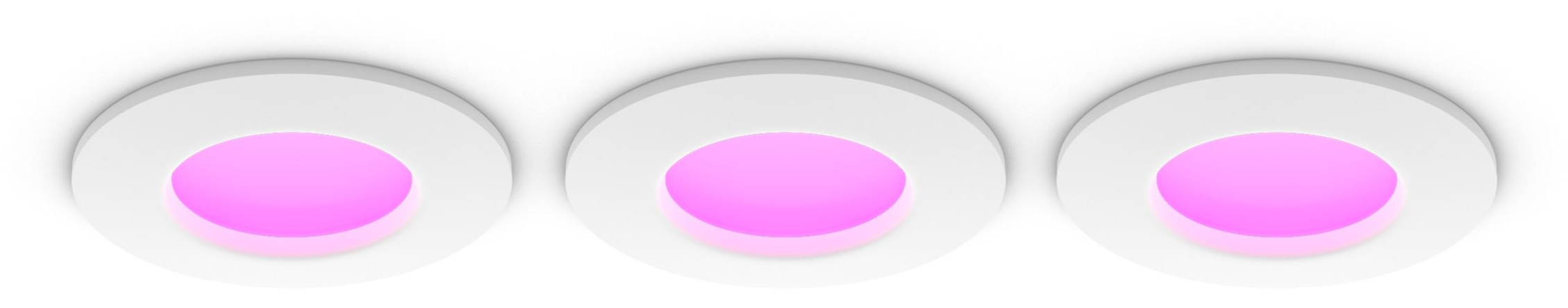 Philips Hue Hue White & Color Ambiance Slim Einbauleuchte 90 mm (weiÃ