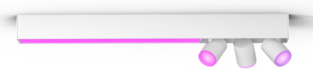 Philips Hue White & Color Ambiance Centris 3 Deckenspot (weiÃ)