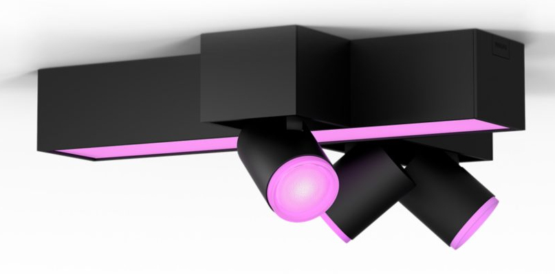 Philips Hue White&Col. Amb.CentrisCross Spot 3flg noir V2