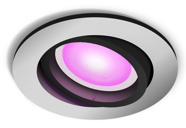 Philips Hue White & Color Ambiance Centura Einbauspot (silber