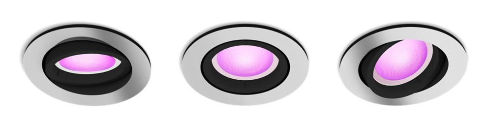 Philips Hue White&Col. Amb.Centura Einbausp 3flg alum 3x4.2W