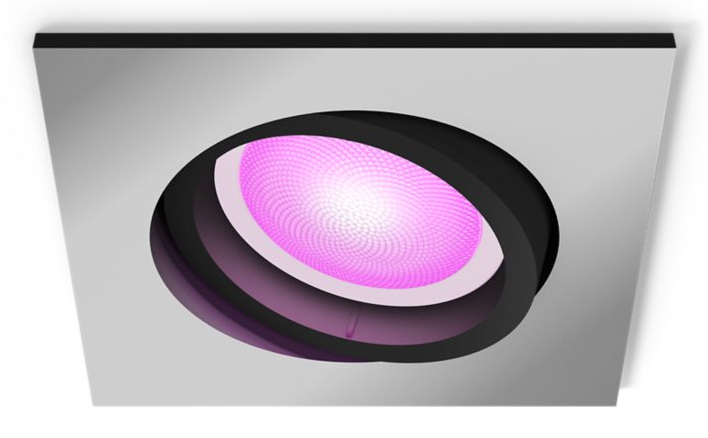 Philips Hue White & Color Ambiance Centura Einbauspot (silber