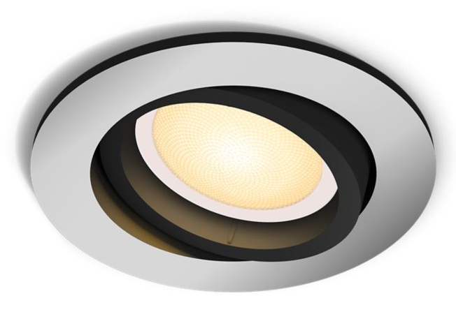 Philips Hue White Amb.Milliskin Einbausp rund alum.350lm Erw
