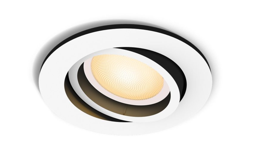 Philips Hue White Amb.Milliskin Einbausp rund Erw weià 350lm
