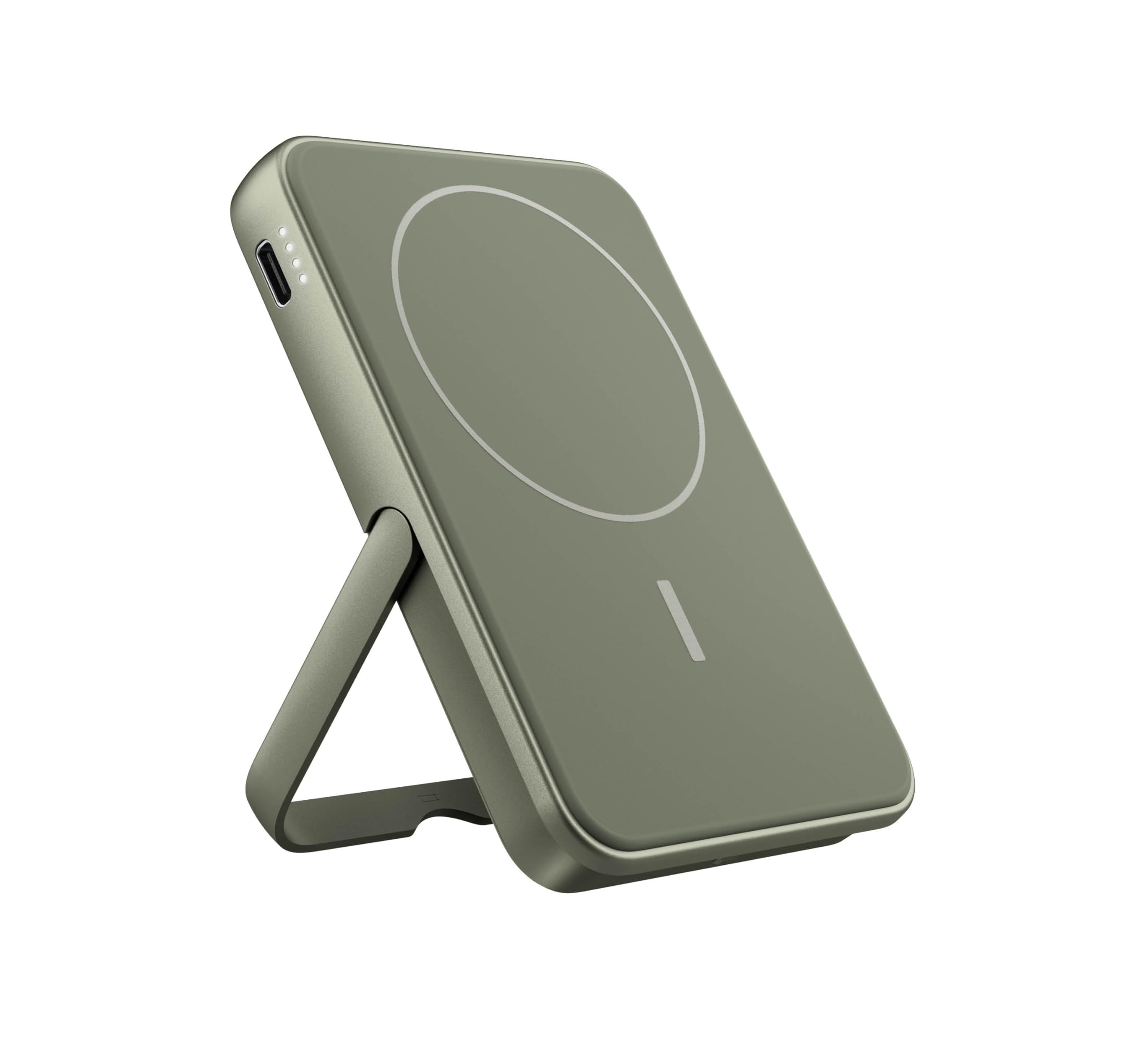 Fresh'n Rebel Magnetic Wireless Powerbank 5000mAh Dried Green