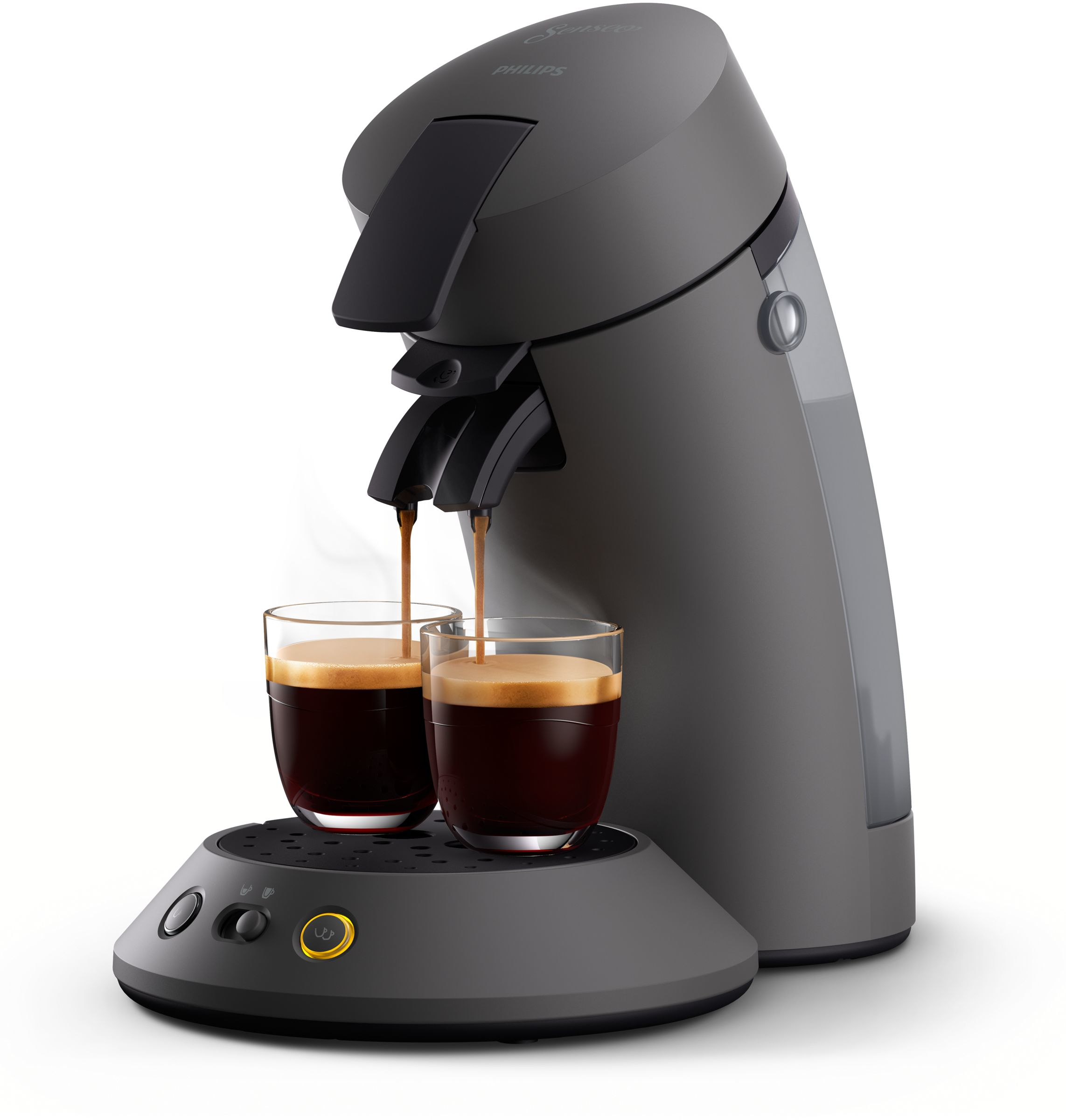 PHILIPS Coffee machine New Senseo Original PlusCashmere Grey
