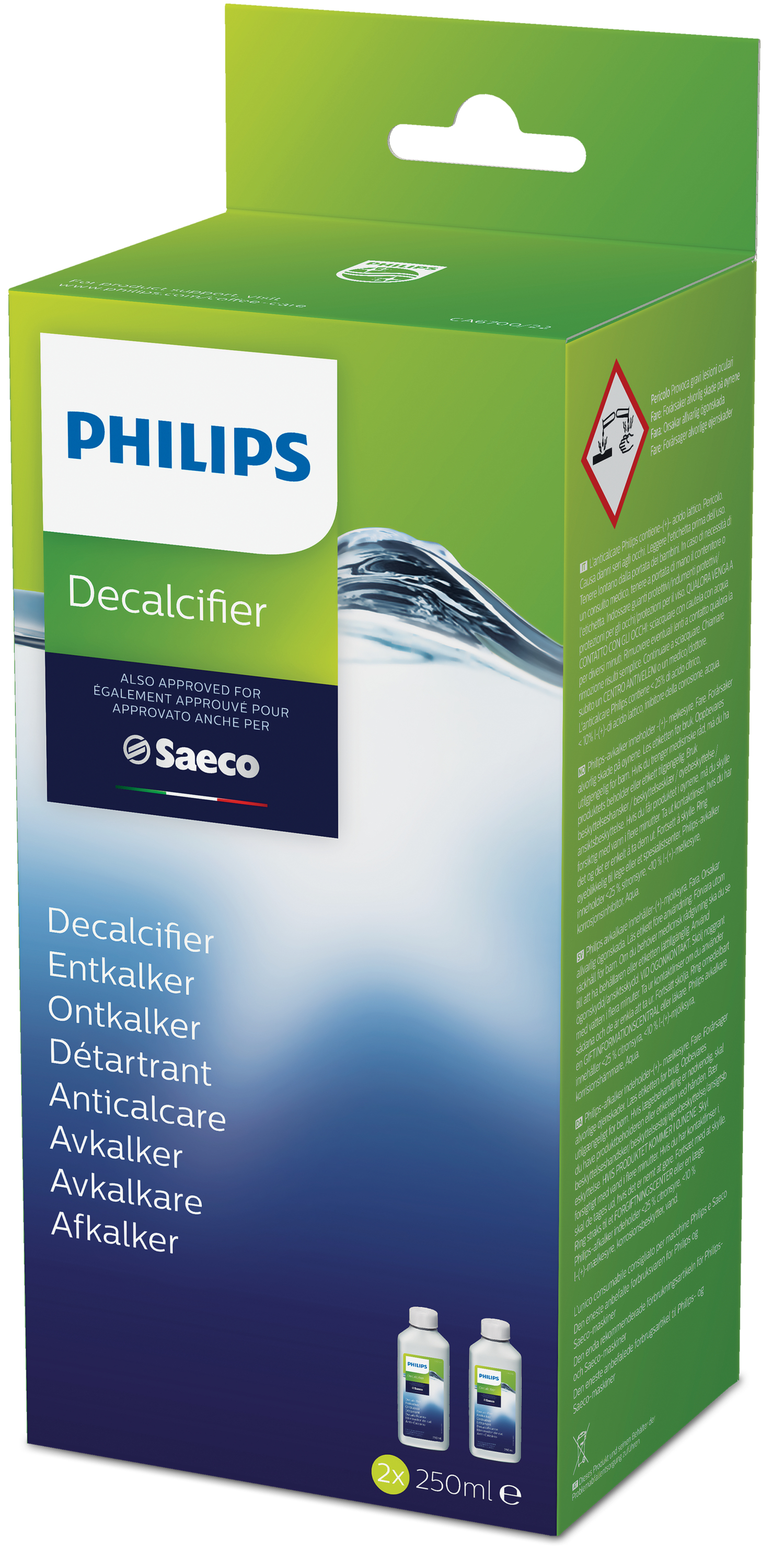 PHILIPS CA6700/22 Détartrant Saeco Machine à espresso / Machine à expresso 500 ml