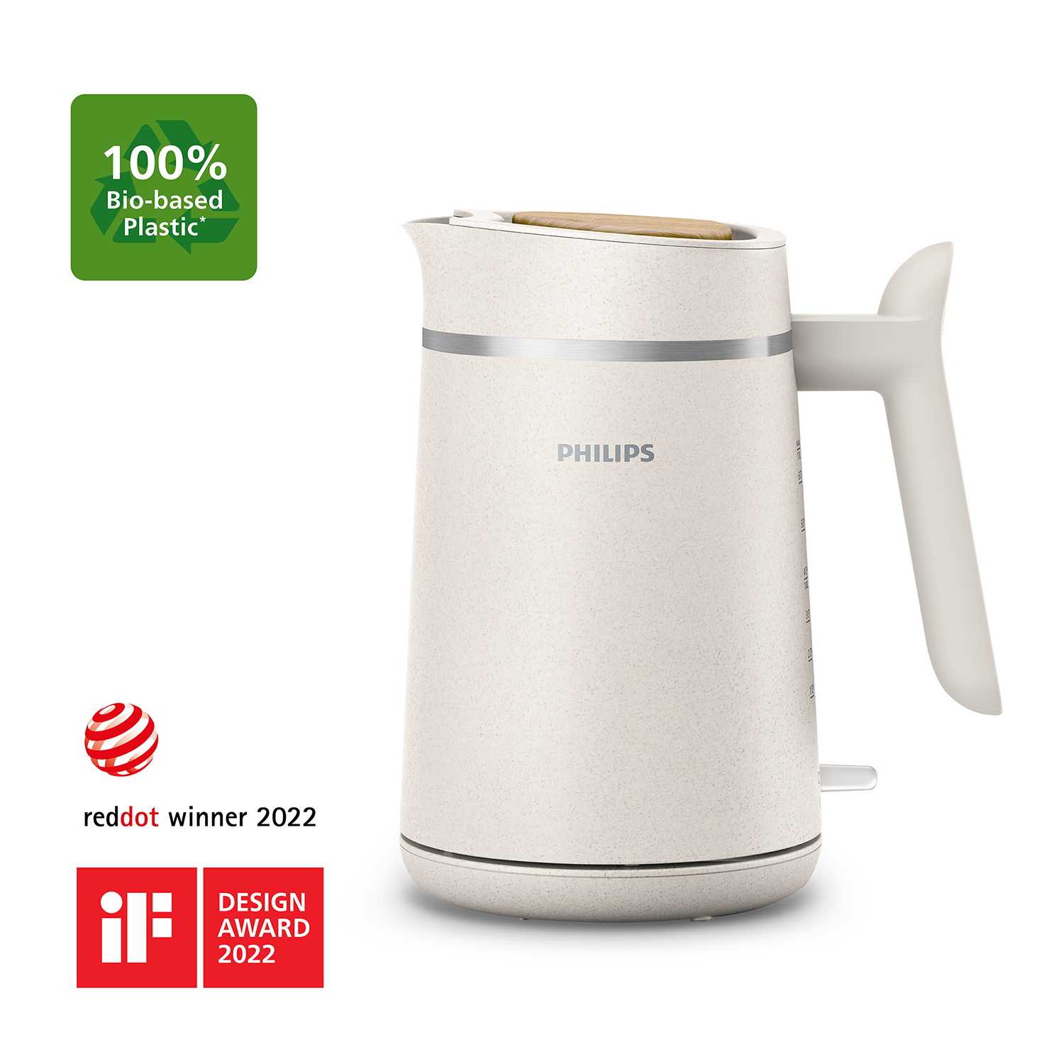 PHILIPS Bouilloire 1.7 L Blanche