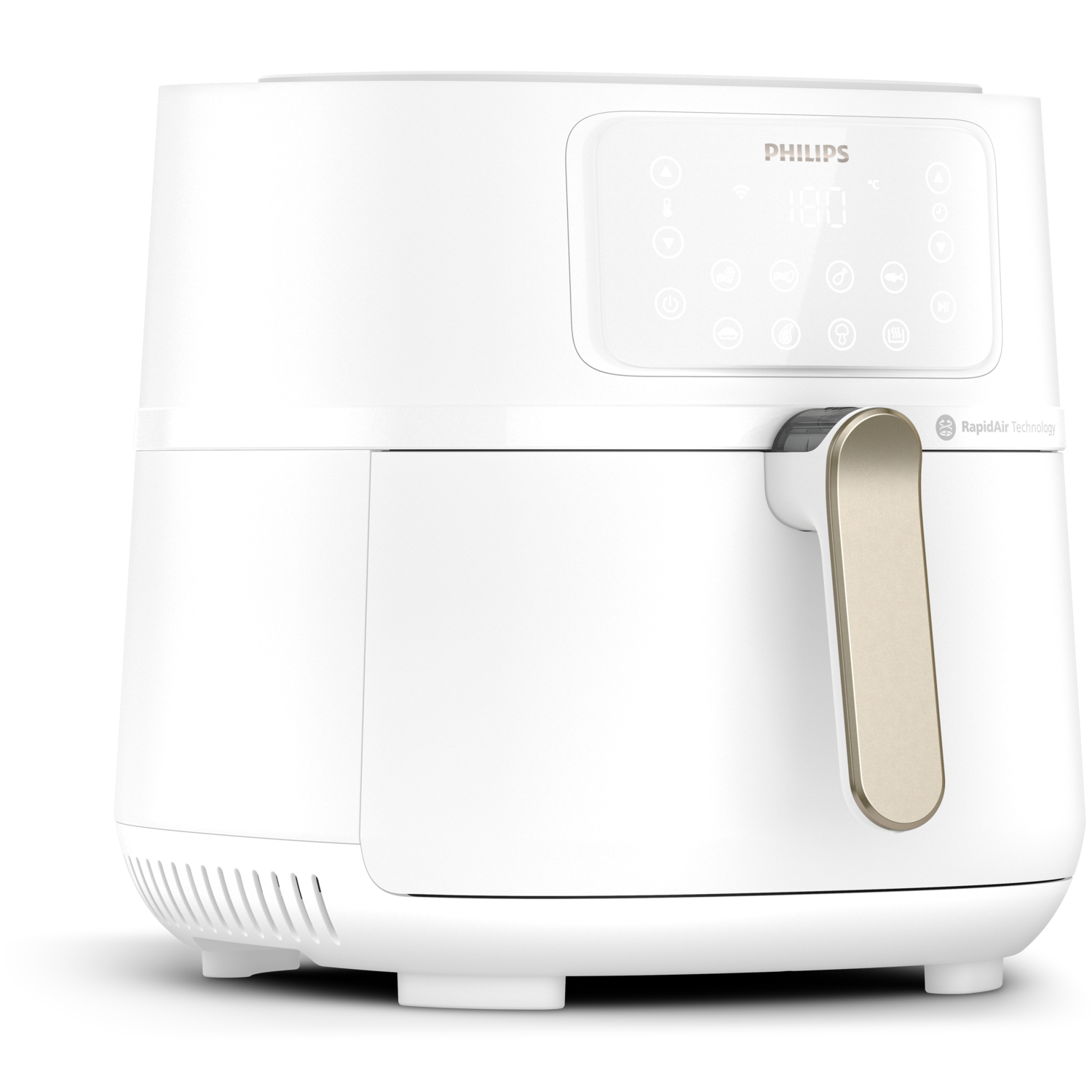 PHILIPS Airfryer 7.2L 16-in-1 funct. WiFi Connected Digital Rapid Air white body/champagne handle