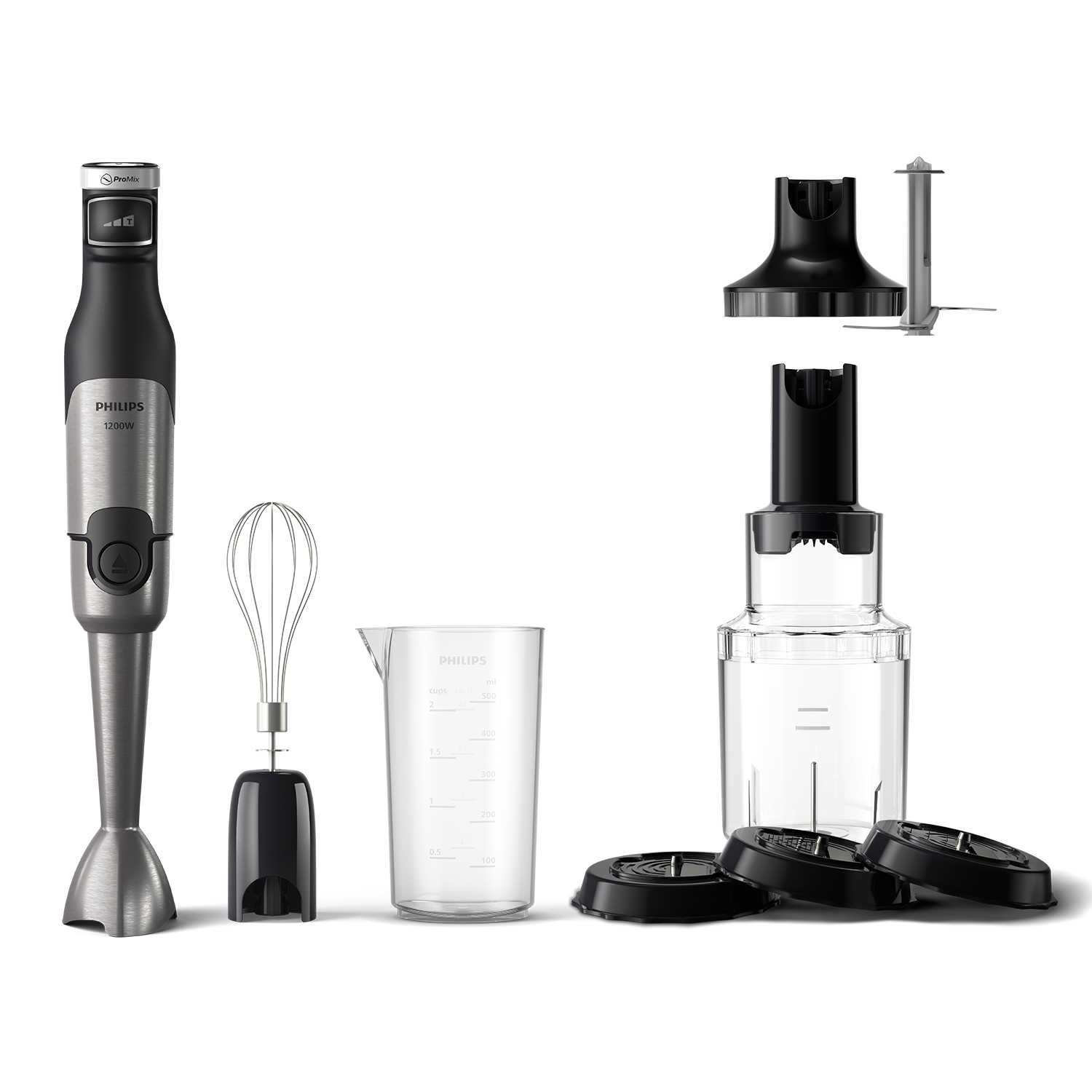 PHILIPS Hand blender Handblender 5000 1200W whisk XL chopper 1L spiralizer