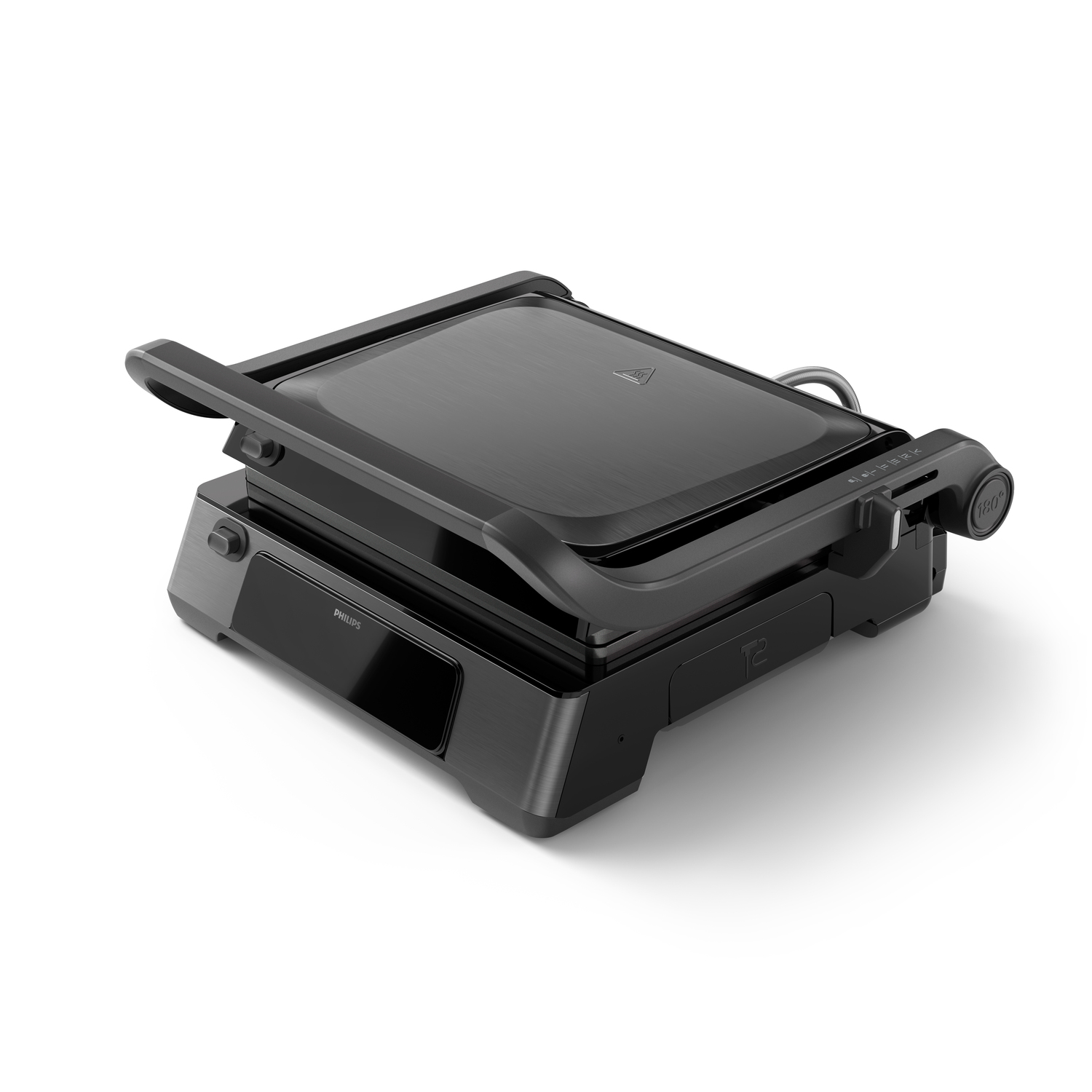 PHILIPS Contactgrill 2200W 7000 series digital temp probe grill plate dark grey