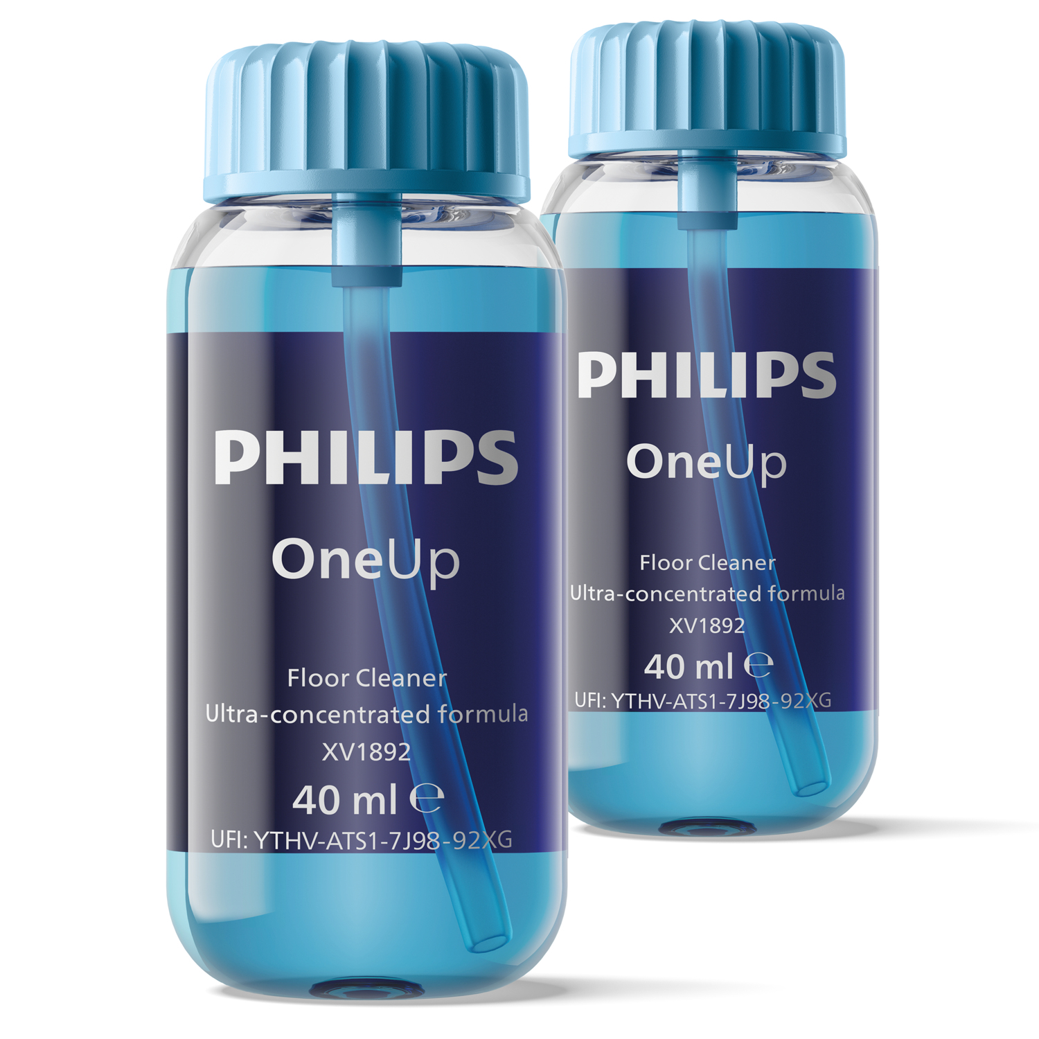 PHILIPS Electric mop OneUp floor cleaner 2-pack