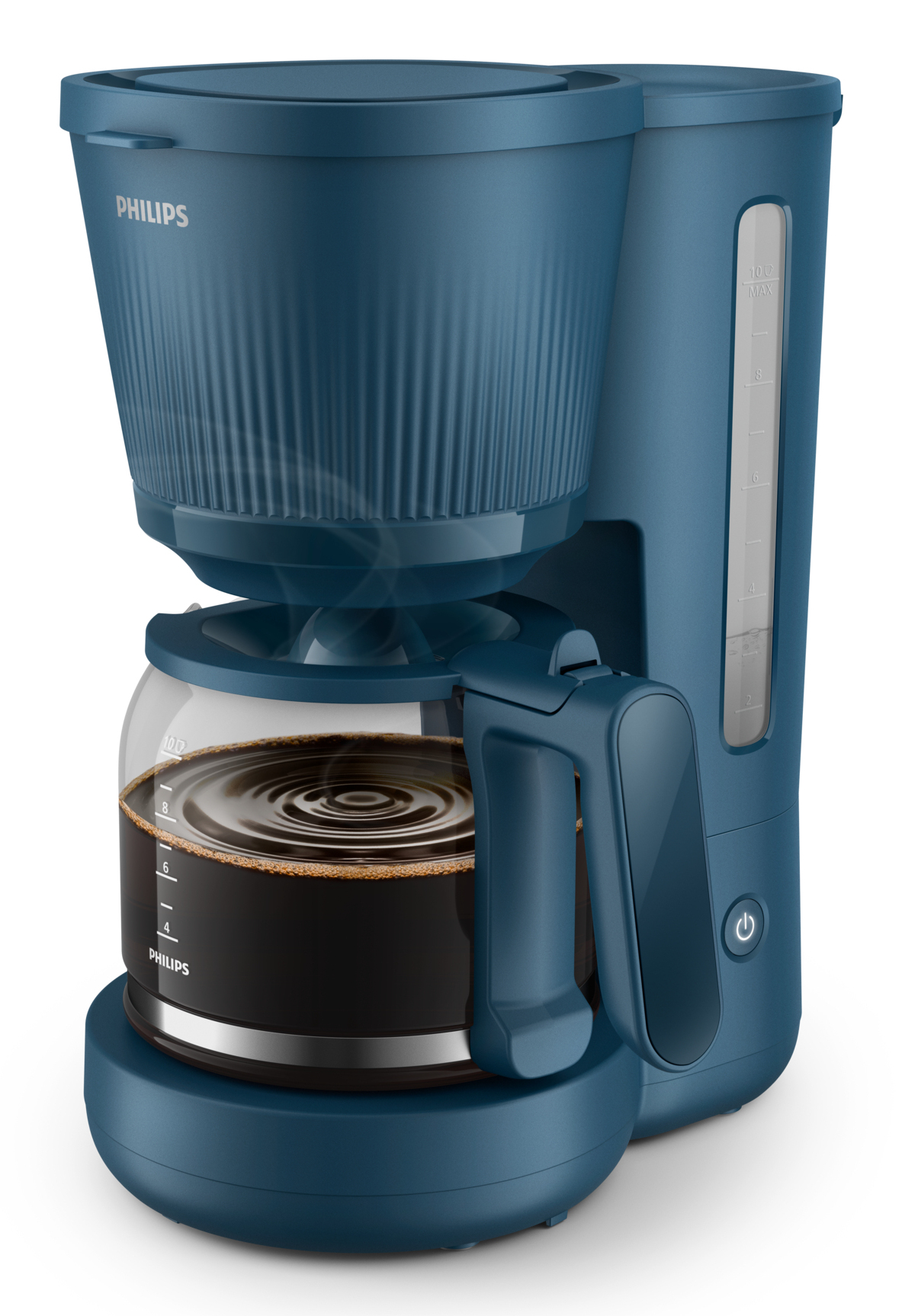 PHILIPS Coffee maker Drip coffee maker Malibu blue Glass jug 1.3L ASO Permanent filter