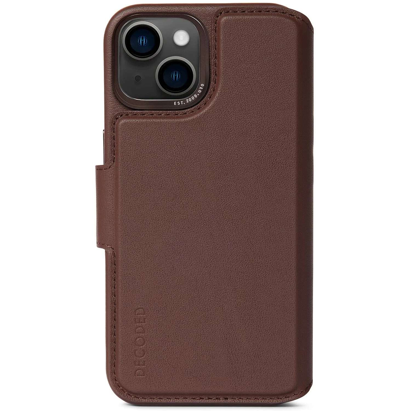 Decoded DECODED Etui en cuir pour iPhone 14 Plus Marron