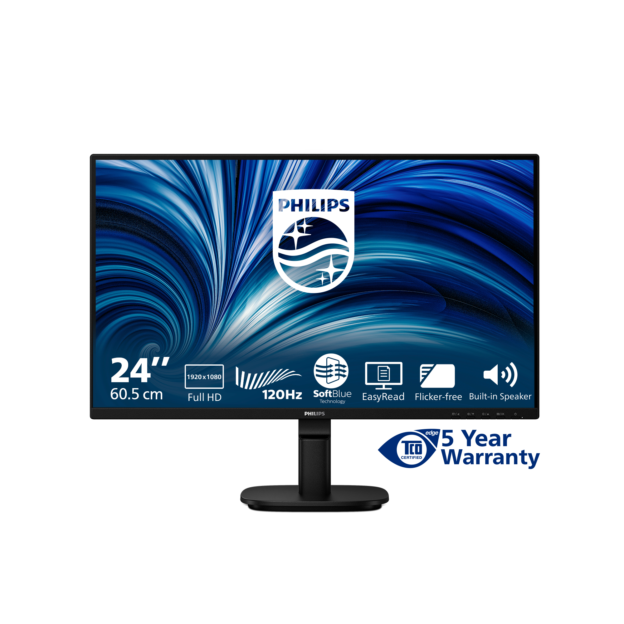PHILIPS 24B2N2200/00 23.8p FHD 16:9 IPS 120Hz D-SUB HDMI 1.4 DP 1.2