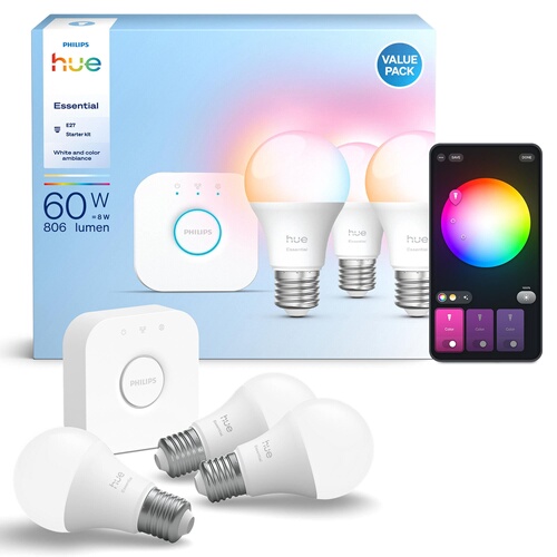 Philips Hue E WCA 806 A60 E27 3kit EU
