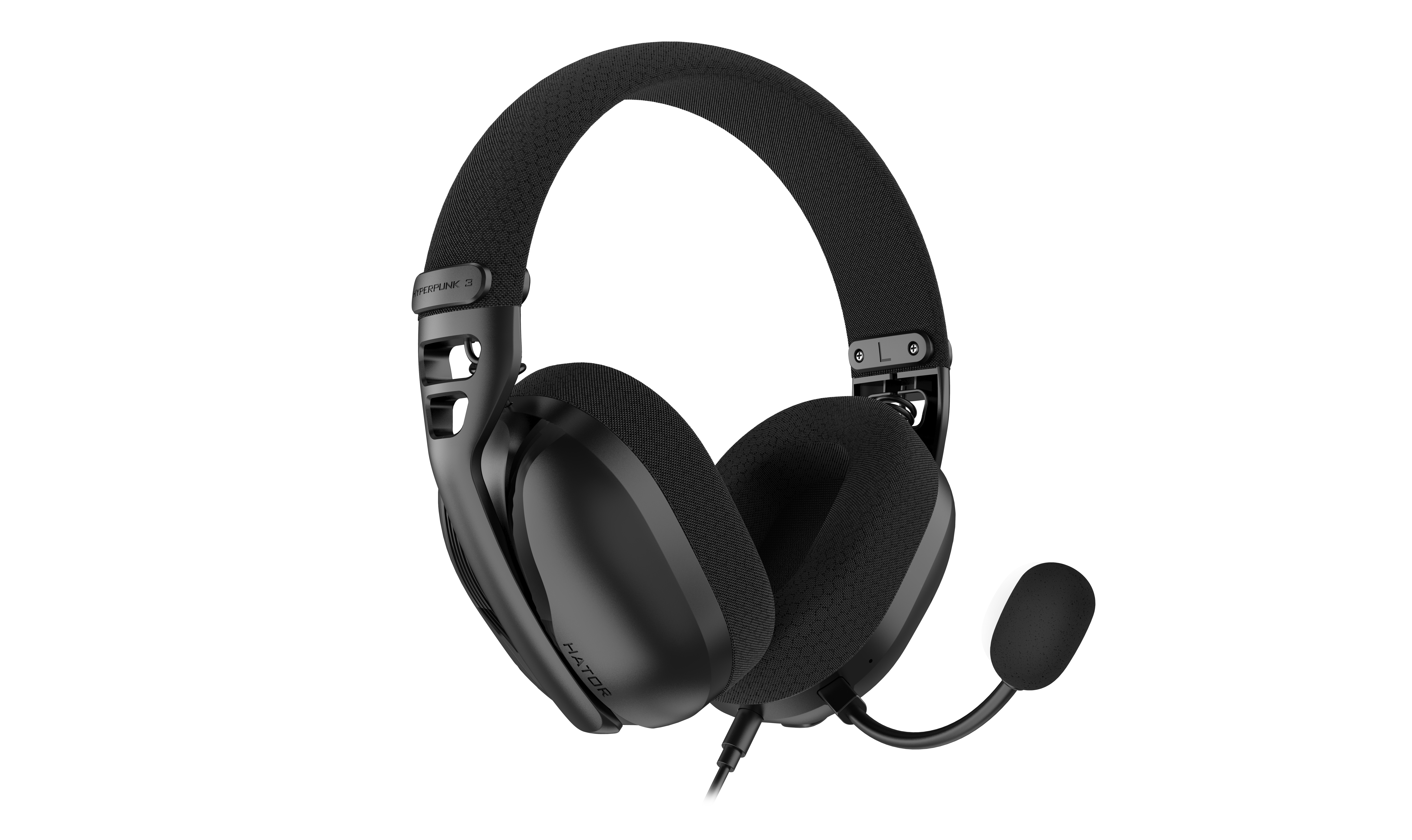 Hator Casque Gamer filaire Hyperpunk 3 (Noir)