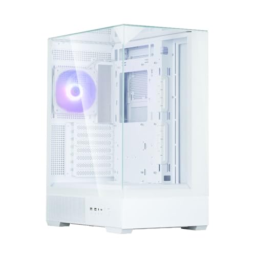 ZALMAN Boitier Moyen Tour ATX P40 Prism RGB avec panneaux vitrés (Blanc)