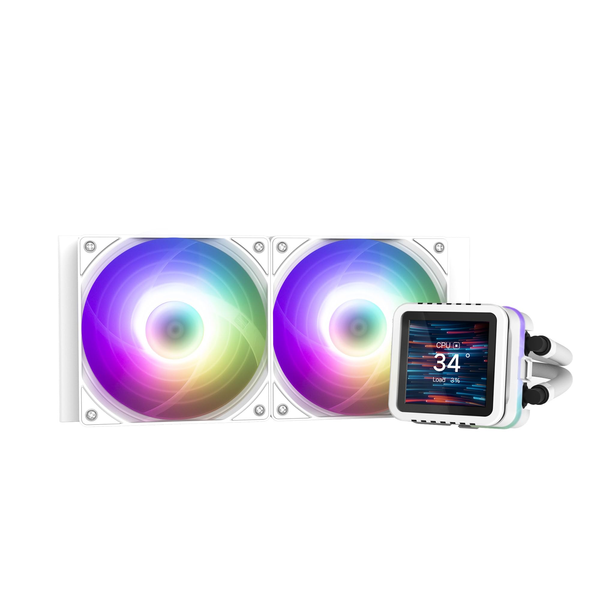 ZALMAN Kit Watercooling AIO Alpha2 DS A24 RGB - 240mm (Blanc)