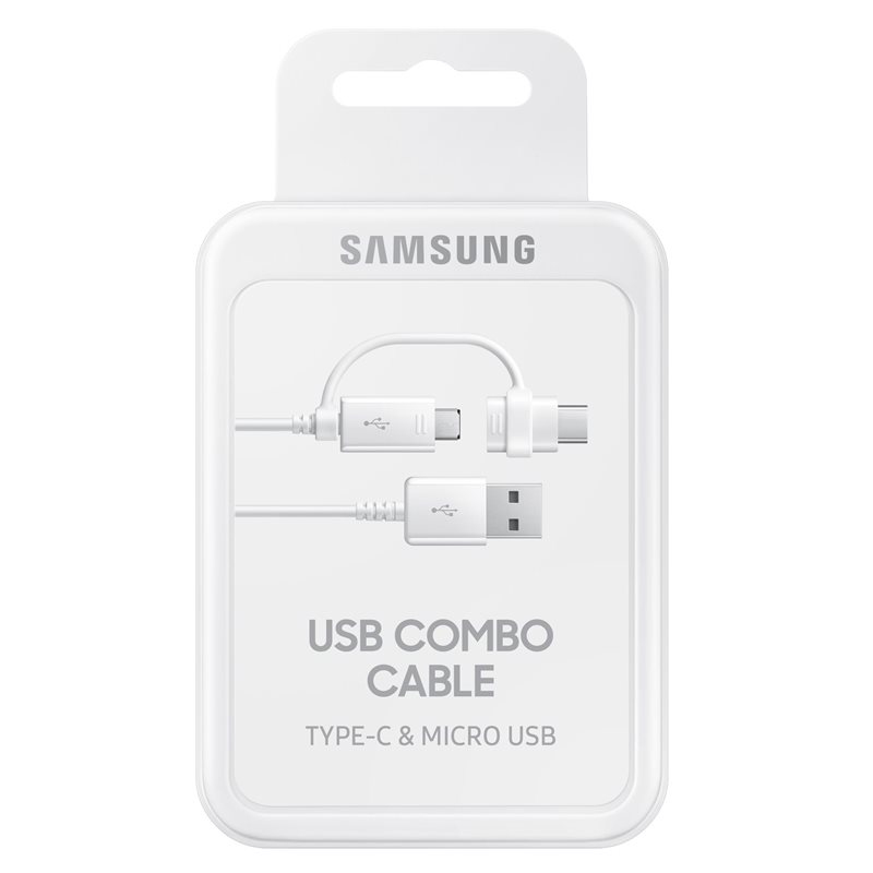 SAMSUNG USB-C MICRO-USB COMBO WHITE