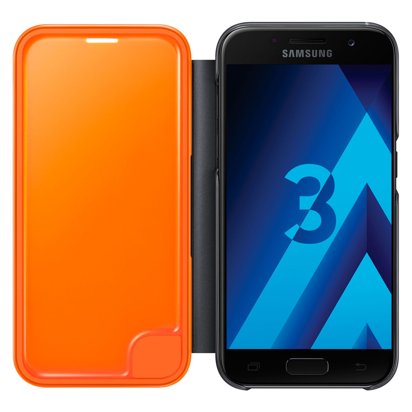 SAMSUNG Flip Cover Neon Noir Galaxy A3 2017