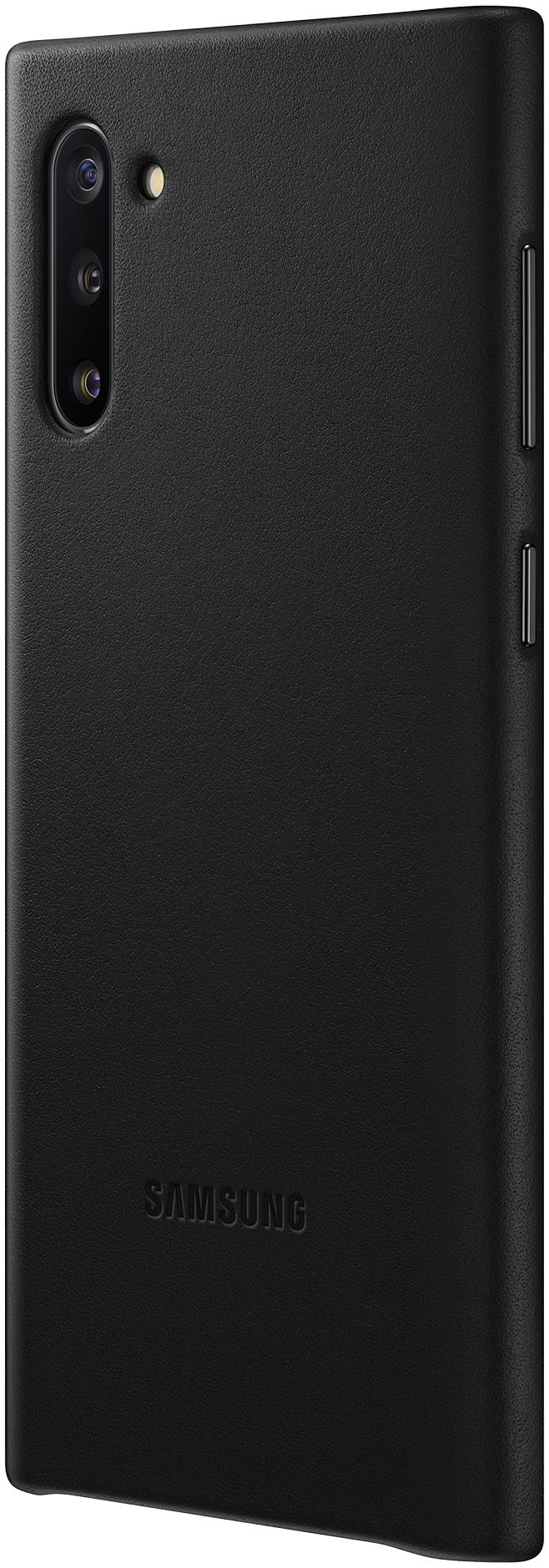 SAMSUNG Coque Note 10 Cuir noir