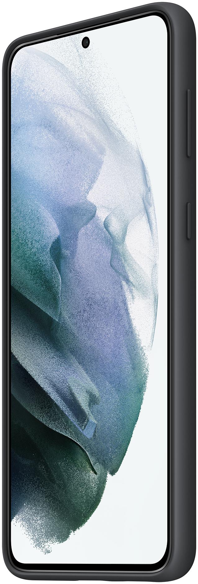 SAMSUNG Coque Silicone noir pour S21+