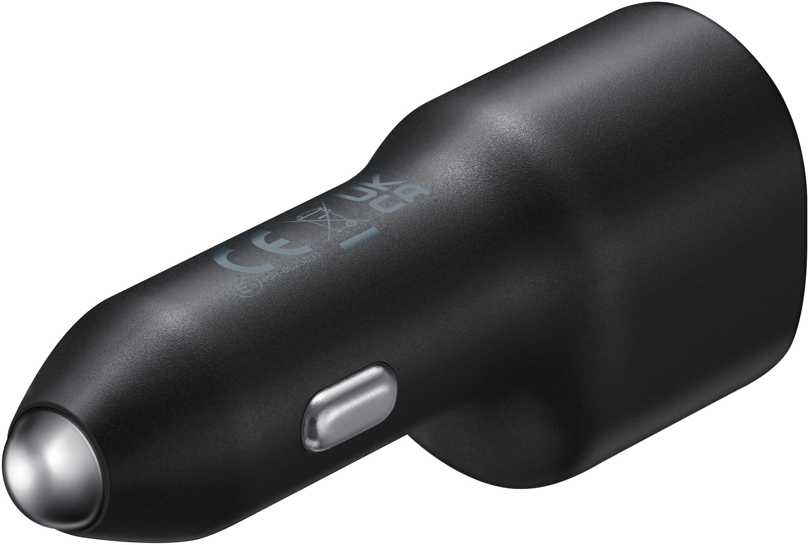 SAMSUNG Modèle du produit : Double Chargeur voiture USB A+C PD 40W Power Delivery Noir