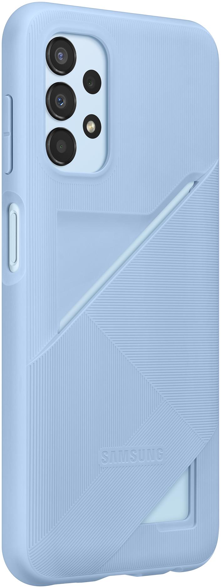SAMSUNG Coque porte-carte intégré Bleu arctique Galaxy A13 4G