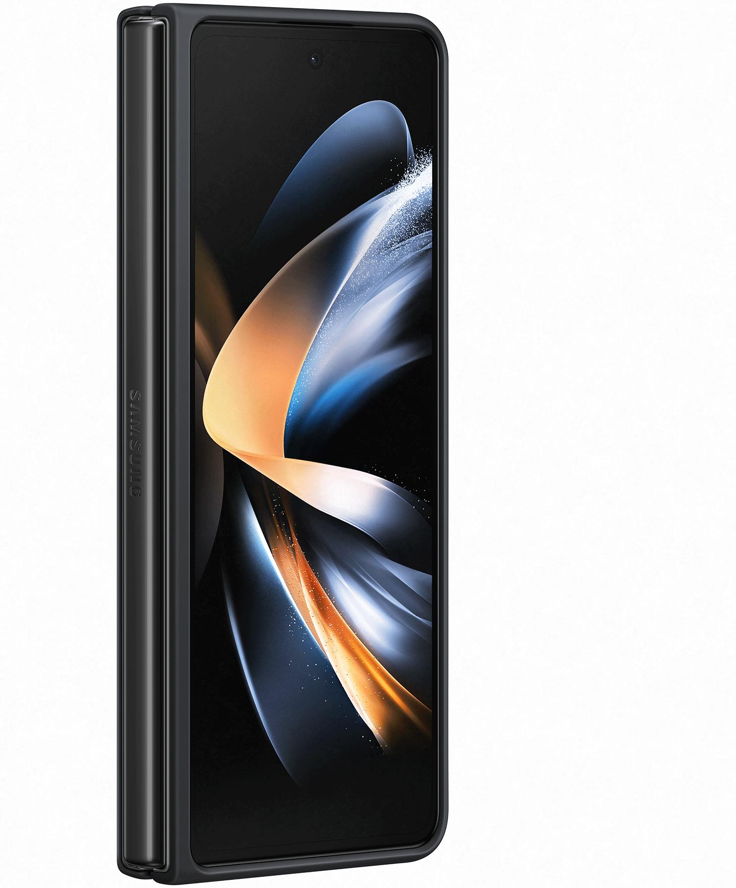SAMSUNG Coque fine avec rabat Noir Pour Galaxy Z Fold4