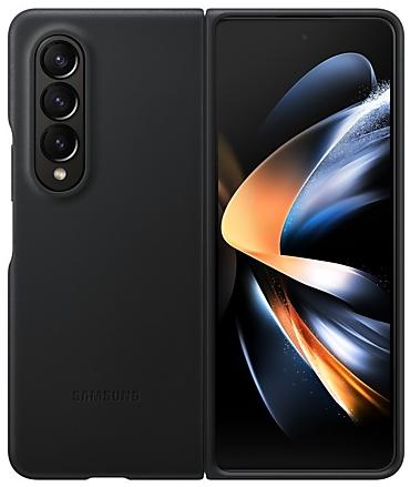 SAMSUNG Coque en cuir Noir Pour Galaxy Z Fold4