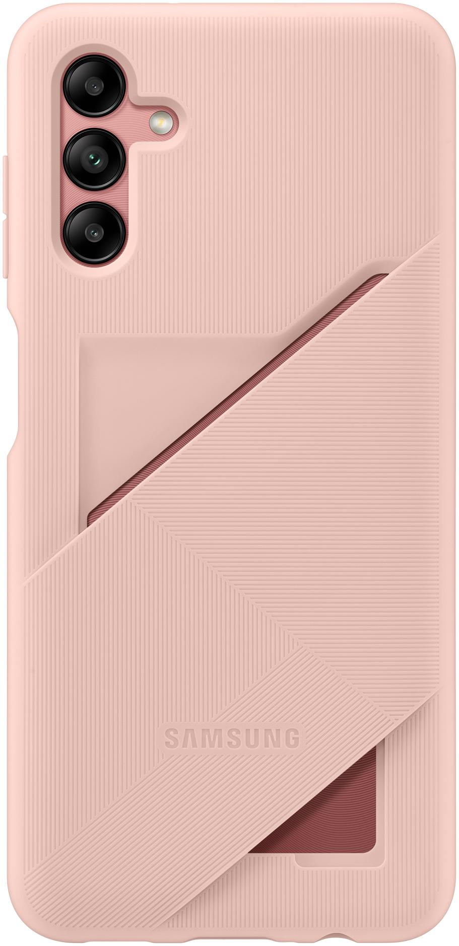 SAMSUNG Coque arrière avec porte-carte Copper Rose pour A04s