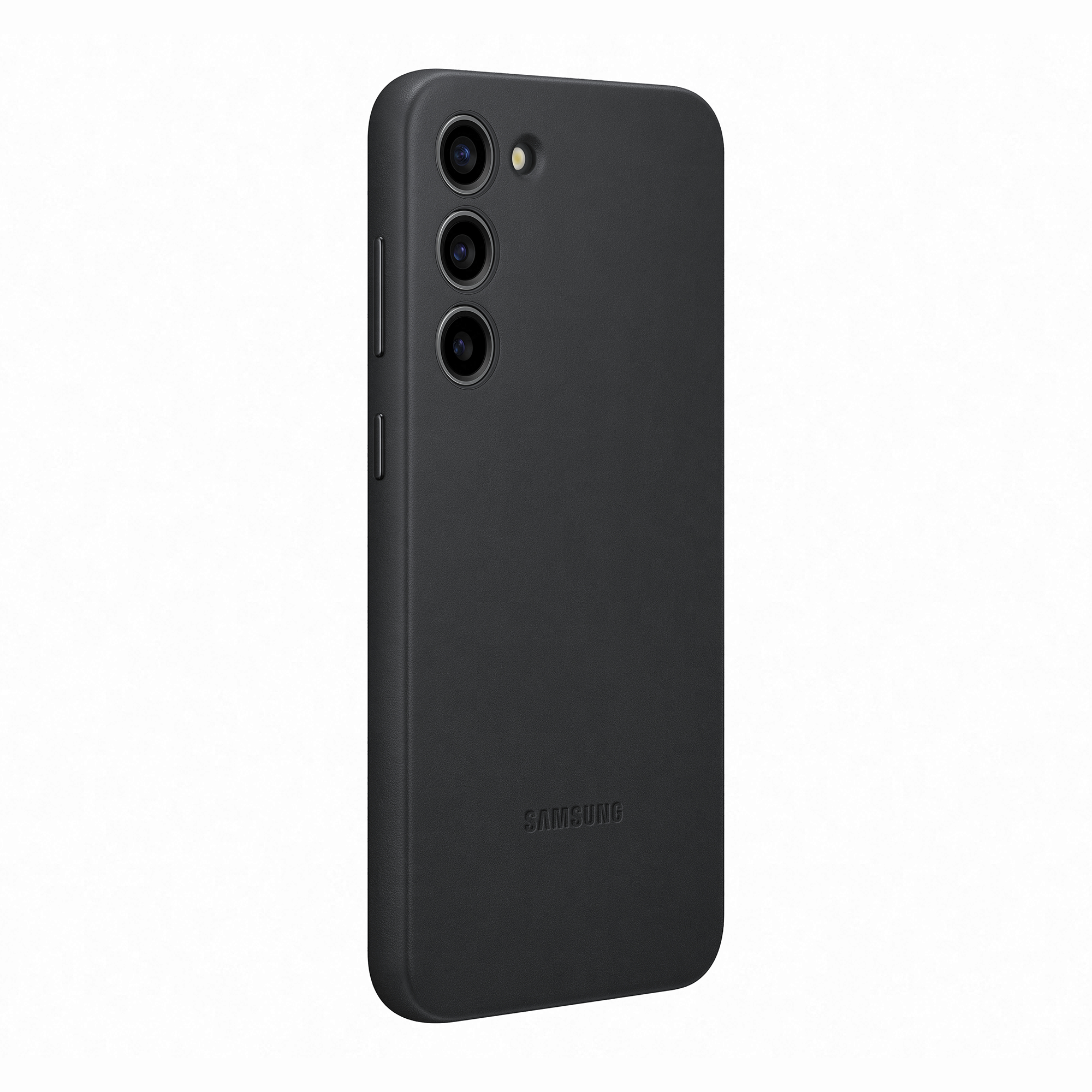 SAMSUNG Coque en cuir S23+ Noir