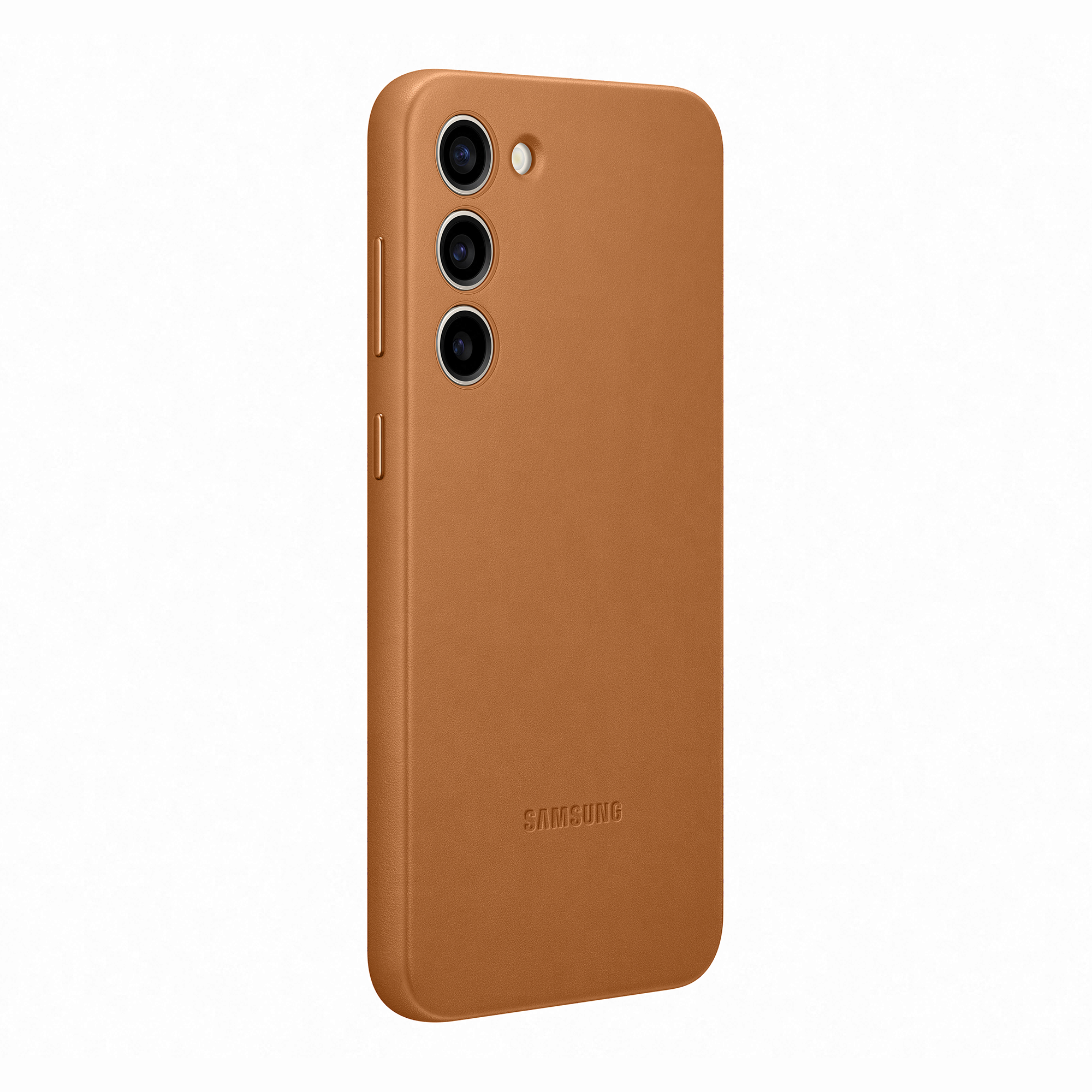 SAMSUNG Coque en cuir S23+ Beige