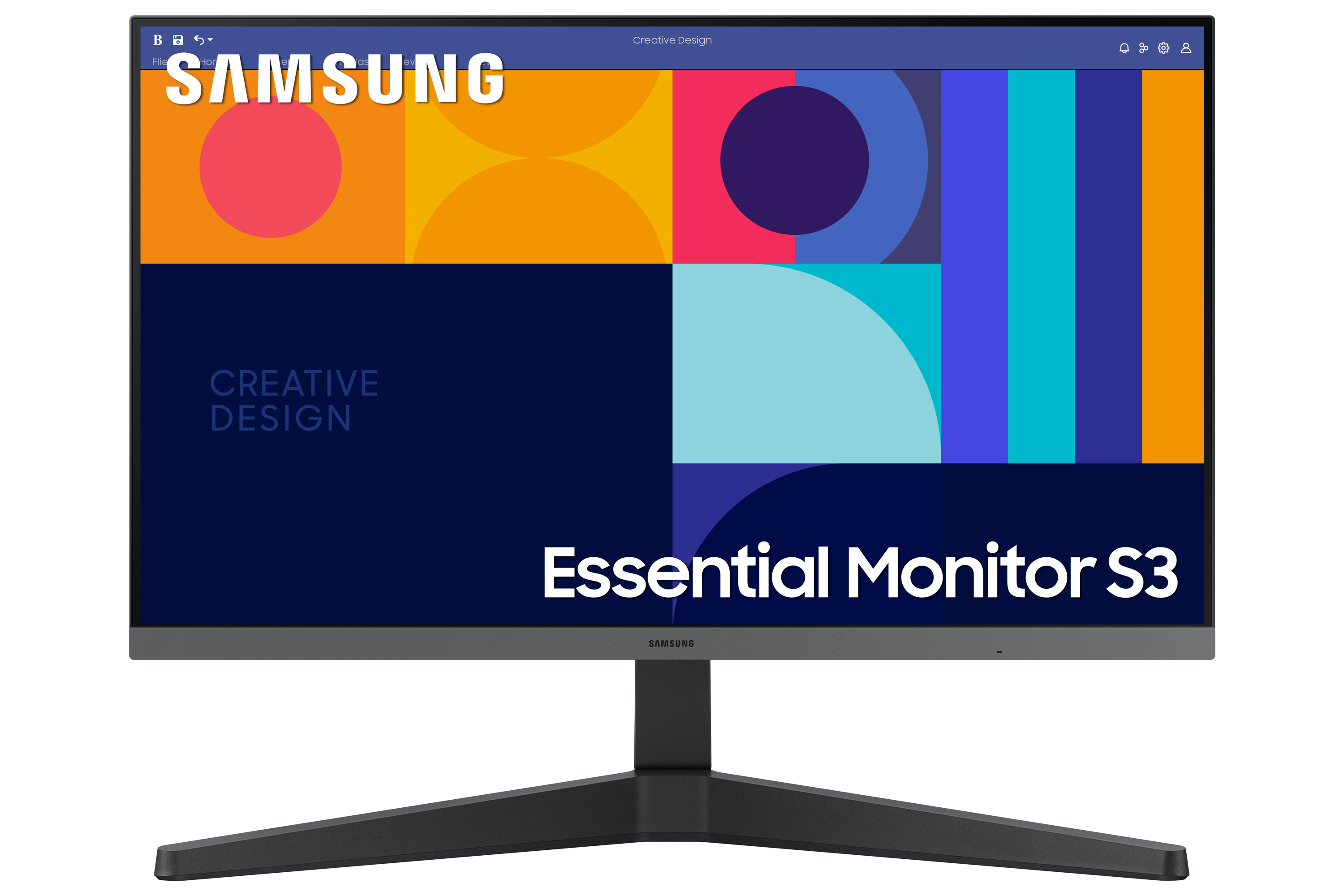 SAMSUNG ECRAN 24 S24C332GAU Noir 1920x1080 IPS 16:9 1ms 250cd/m 100Hz 1000:1